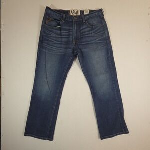 Ariat Jeans M5 Slim Straight Bootcut Mens 36x30 Workwear Cowboy Denim Western
